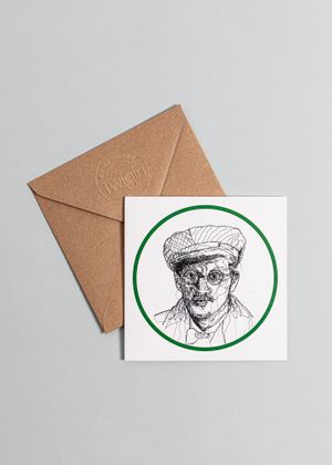 James Joyce Greeting Card