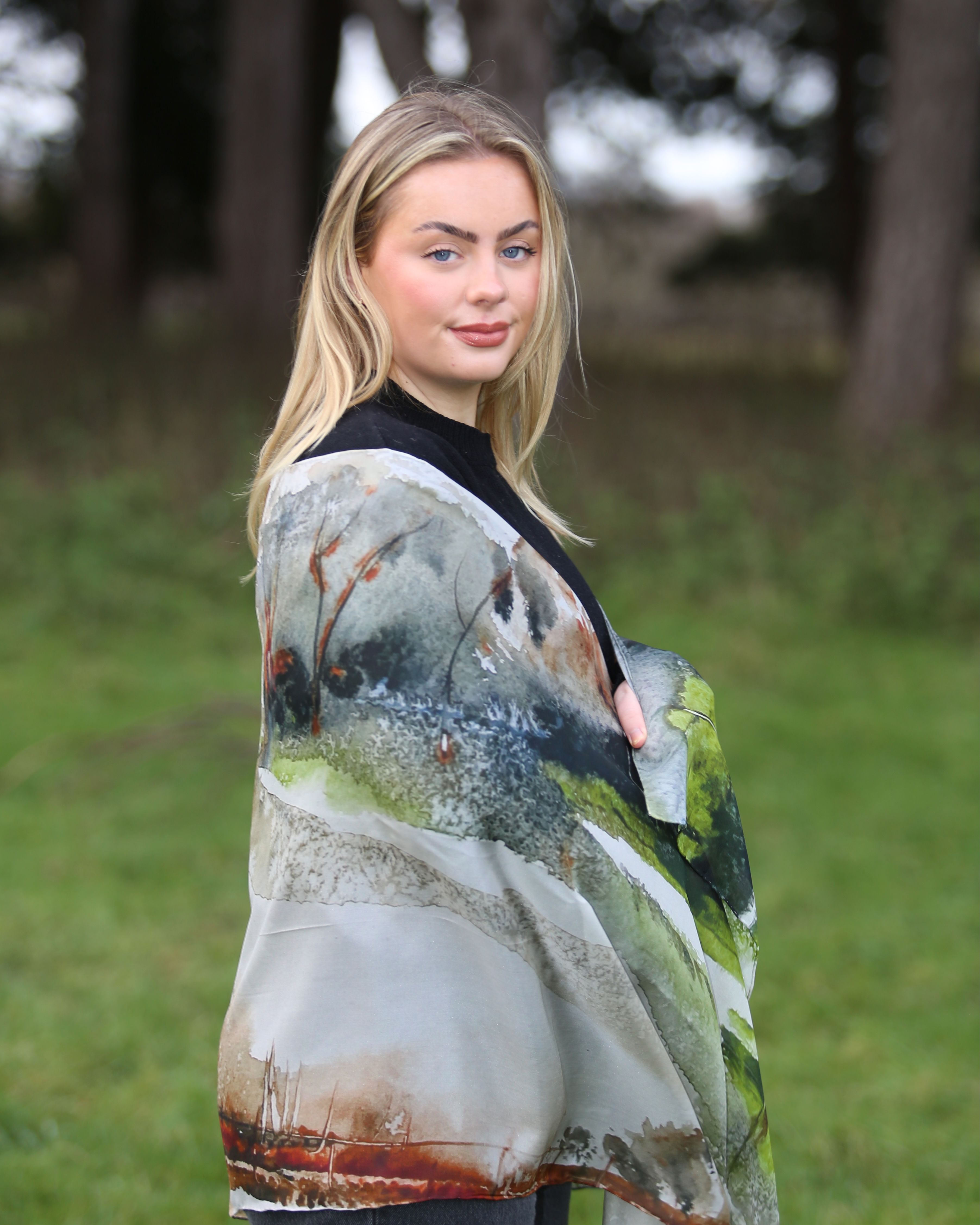 The Phoenix Park Silk Scarf