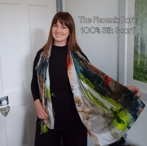 The Phoenix Park Silk Scarf
