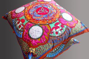 Mushroom Magic Soft Velvet Cushion Cover