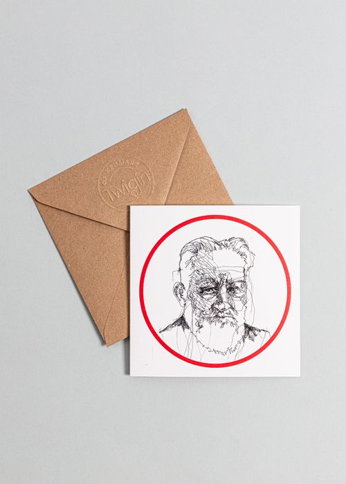George Bernard Shaw Greeting Card
