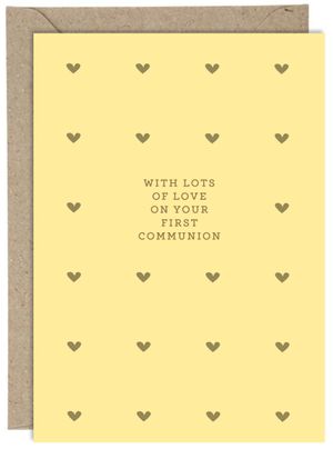 With Lots of Love on Your First Communion