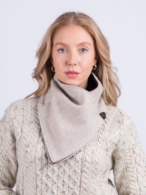 Womens Tweed Snood Scarves 