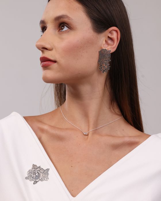 Sterling Silver Paper Cutting Rose Collection