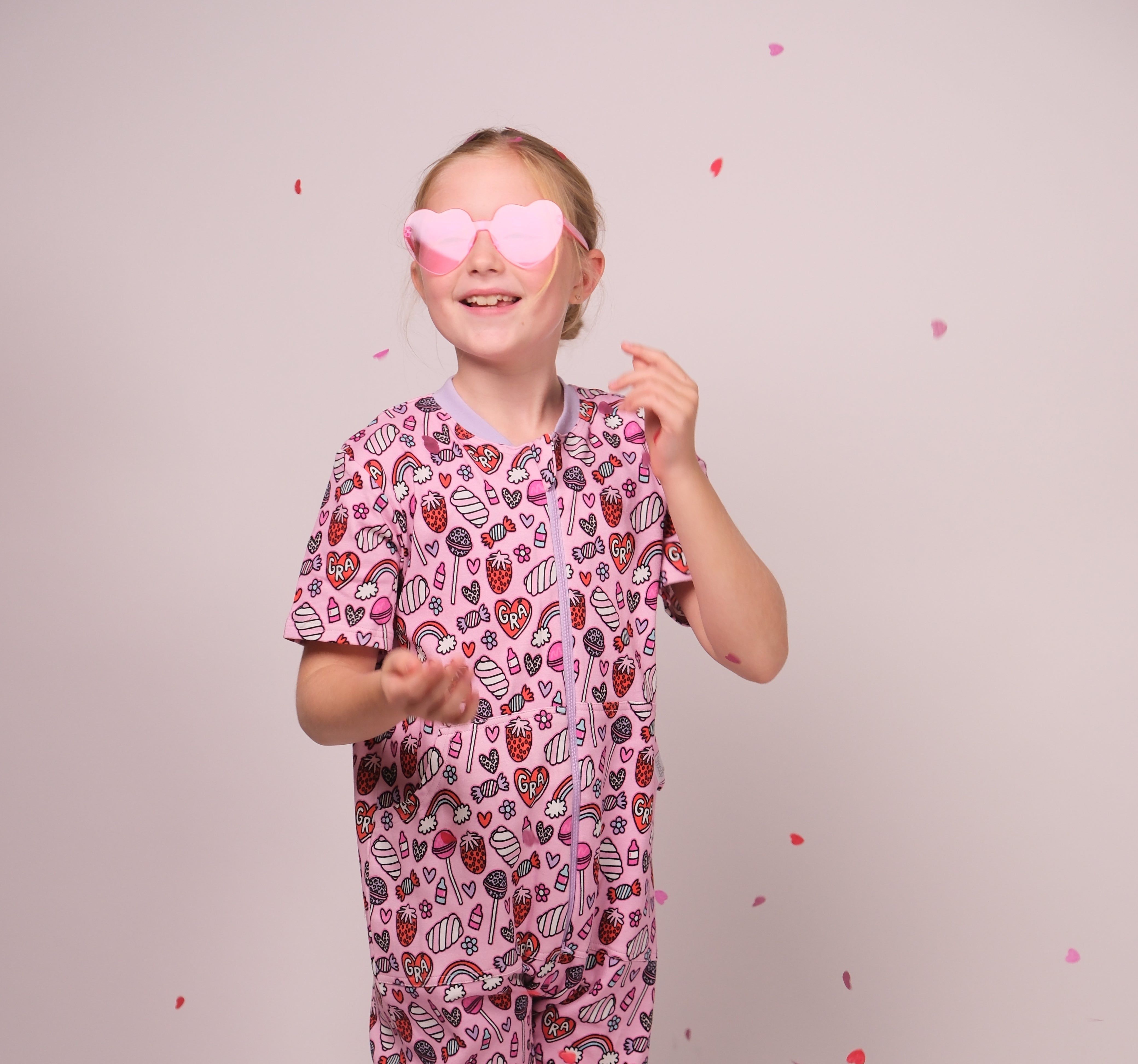 Grá Kids Zip Onesie