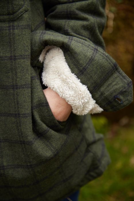 Flannel Fleece Lined Shirt - Forest Green Black Check (LV15)