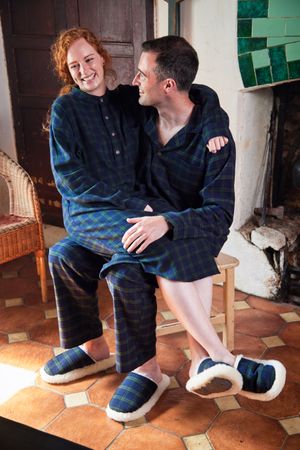 Flannel Nightshirt - Green Tartan Blackwatch (LV6)