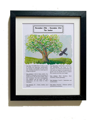 Celtic Zodiac Sign Prints 10x12''