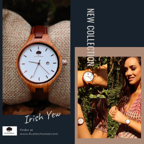 Ladies Yew Wood Watch 