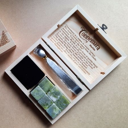 Irish Whiskey Stones Connemara Marble 