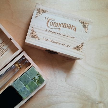 Irish Whiskey Stones Connemara Marble 