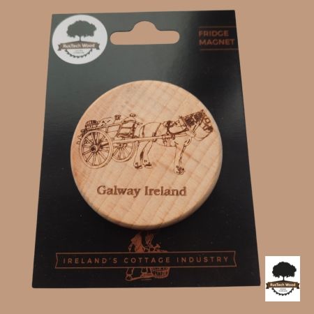 Irish Classic Wooden Fridge Magnet 