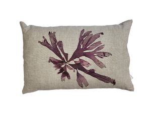 Purple Dulse Seaweed Cushion Irish Linen 60 x 40cm