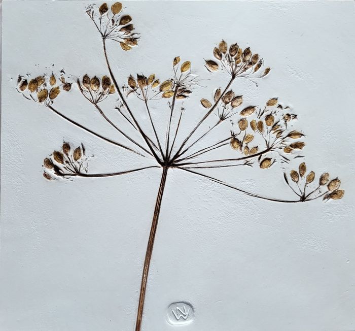 Cow Parsley Cushion Irish Linen 50 x 50cm