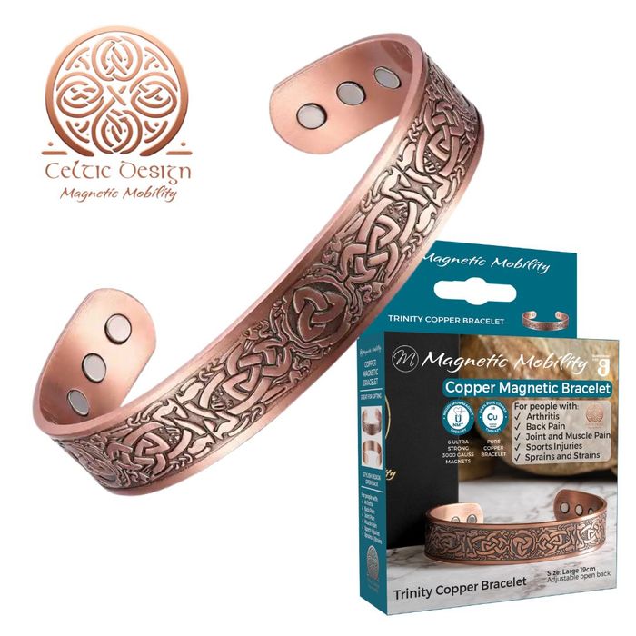 Trinity Copper Magnetic Bracelet