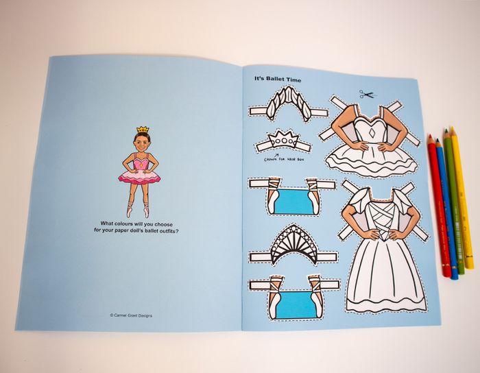 Dance Star Paper Doll Book - RRP €15