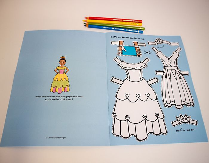 Dance Star Paper Doll Book - RRP €15