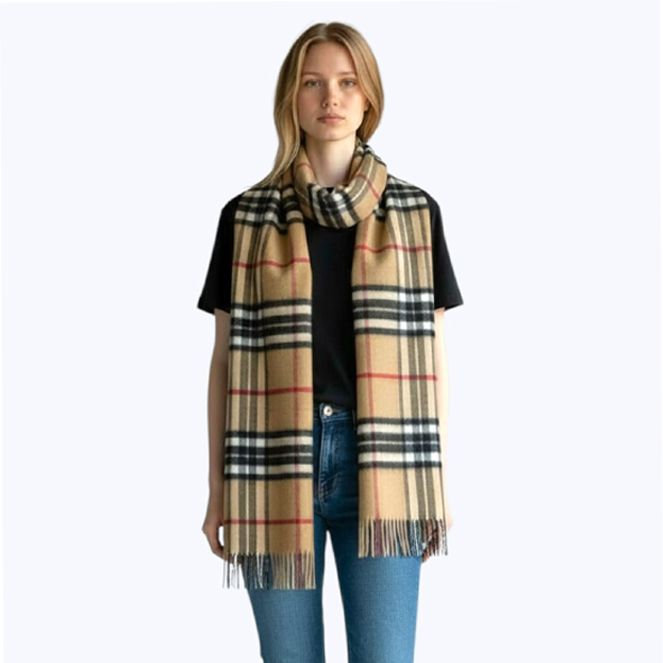Pure Lambswool & Cashmere Scarves