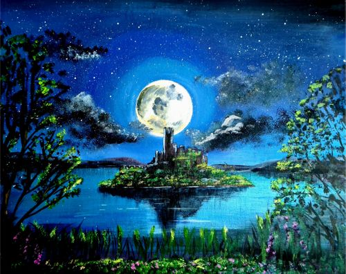 Full moon, Mcdermotts Castle