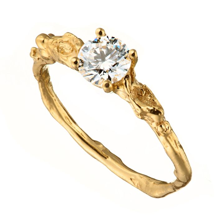 Solitaire Lab-grown Diamond Engagement Ring | The Gorse Bush
