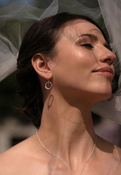 Silver Twig Drop Earrings | The Gorse Bush