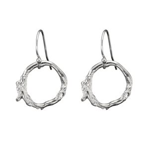 Silver Twig Drop Earrings | The Gorse Bush