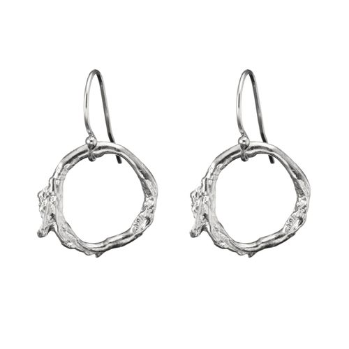 Silver Twig Drop Earrings | The Gorse Bush