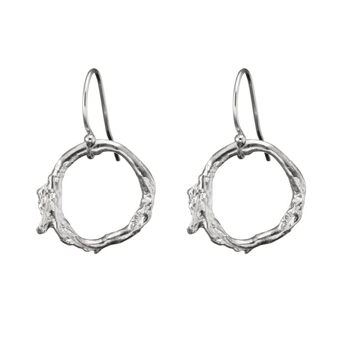 Silver Twig Drop Earrings | The Gorse Bush