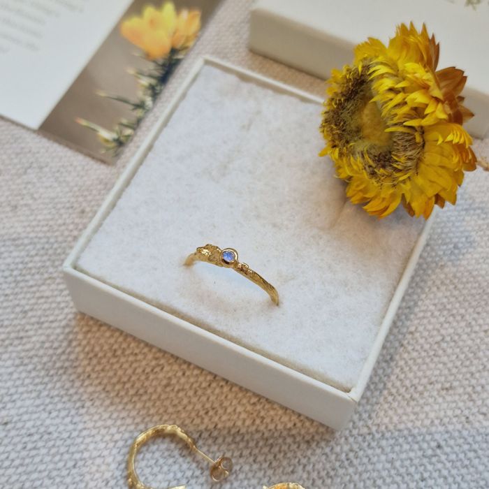 Twig Moonstone Ring | The Gorse Bush