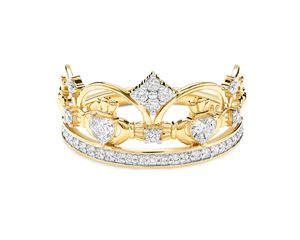 14kt Gold Lab Diamond Claddagh ring