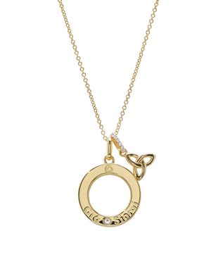14kt Gold Vermeil Gra Trinity Necklace