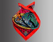 Elephant Guardians 45cm Silk Scarf