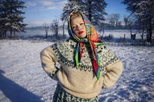 Fox & Owl Magic 98cm Silk Scarf