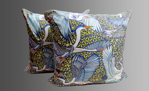 Herons & Great Egrets Soft Velvet Cushion