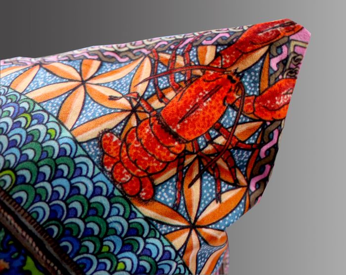 Ocean Love Soft Velvet Cushion Cover