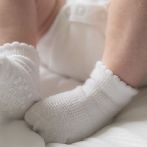 Snugabugz | Organic Cotton Baby Socks That Stay On With Non-Slip Soles - 5 Pack Gift Box