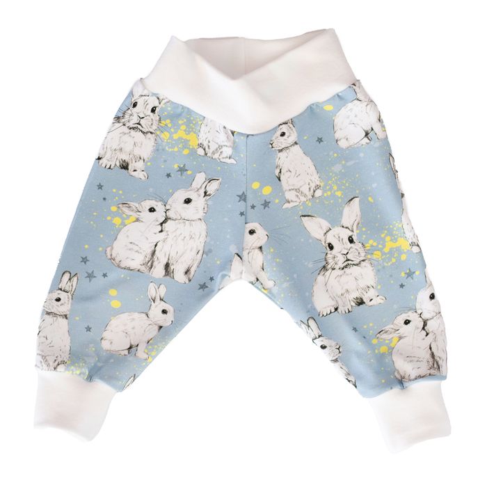 Blue Bunnies Organic Leggings