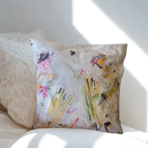 Whispers of Harmony - Velvet Cushion