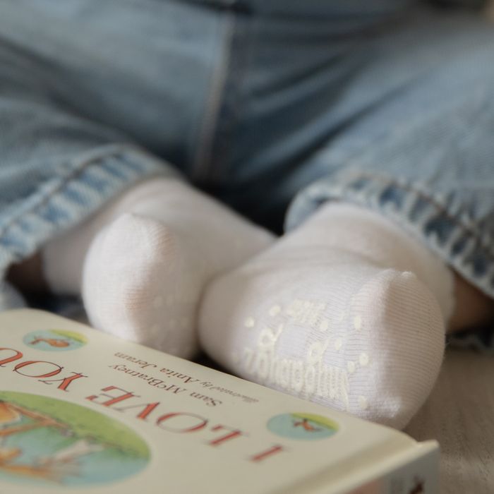  Non-Slip Stay On Organic Cotton Baby and Toddler Socks