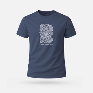 Is Maith an Scáthán Súil Charad - Adults' T-Shirt - Spailpín - Denim / S