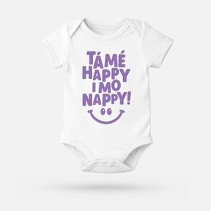 Tá Mé Happy i Mo Nappy - Baby Grow