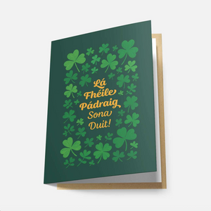 Lá Fhéile Pádraig Sona Duit - Greeting Card - Spailpín