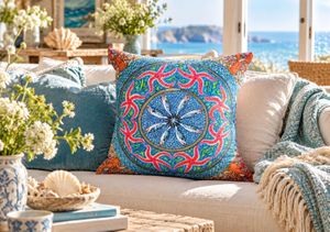 Ocean Love Soft Velvet Cushion 