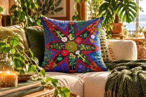 Poisonous Plant Medicine Soft Velvet Cushion Cover