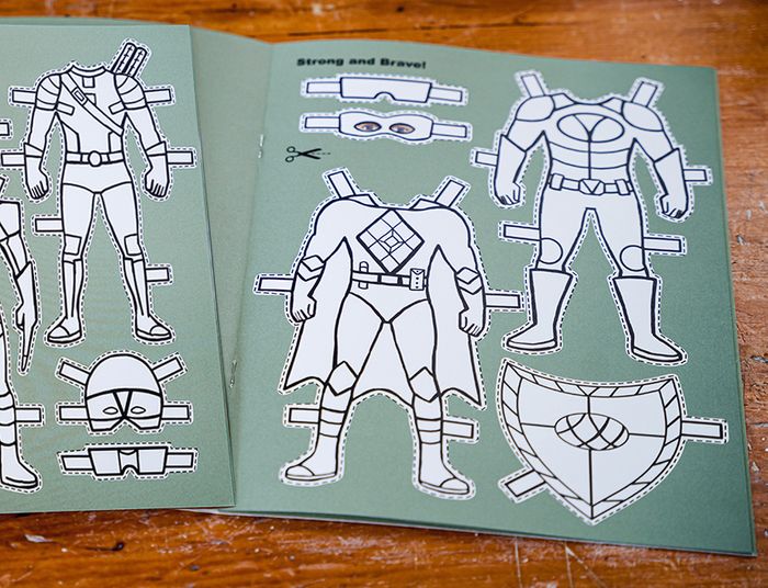 Superhero Paper Doll Book - RRP €15