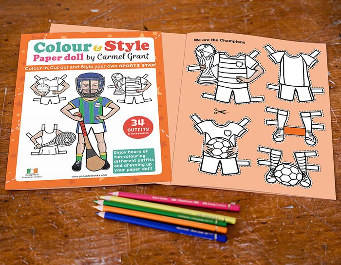 Sports Star Paper Doll Book - RRP €15