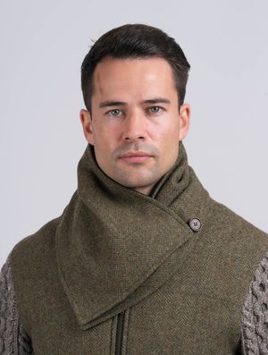 Mens Tweed Snood Scarves 