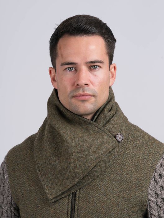 Mens Tweed Snood Scarves 