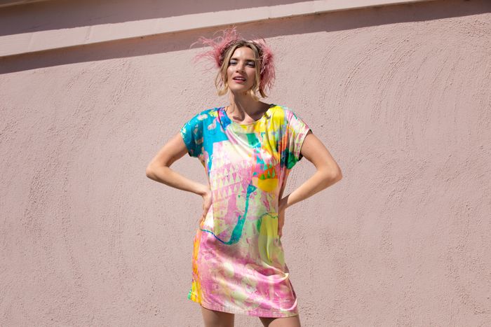 100% Silk Shift Dress