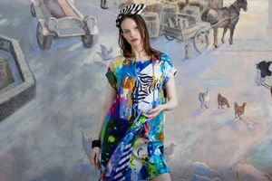 100% Silk Shift Dress